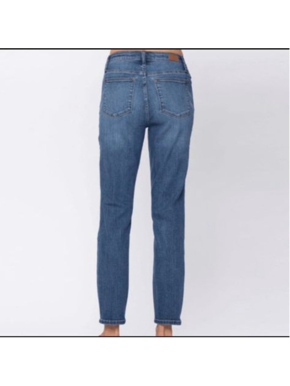Judy Blue High Waisted Boyfriend Fit Blue Jeans Size 28 - Picture 3 of 13